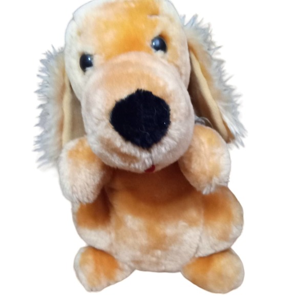Vintage Dankin tan Crocker Spaniel plush 1979 Crocker bank - Picture 1 of 7